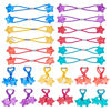 Picture of Expressions 24pc Ponytail Balls Hair Elastics,Star-Shaped Multicolored Twin Hair Beads, Value Pack