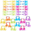 Picture of Expressions 24pc Ponytailers Ponytail Balls Hair Elastics, Flower-Shaped Multicolored Twin Hair Beads Bauble Hair Ties Ponytail Holders, Toddler Hair Accessories, Kids Hair Ties, Value Pack