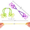 Picture of Expressions 24pc Ponytailers Ponytail Balls Hair Elastics, Flower-Shaped Multicolored Twin Hair Beads Bauble Hair Ties Ponytail Holders, Toddler Hair Accessories, Kids Hair Ties, Value Pack