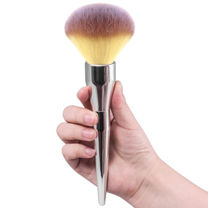 Picture of Foundation Brush,Daubigny Large Powder Brush Flat Arched Premium Durable Kabuki Makeup Brush Perfect For Blending Liquid,Cream and Flawless Powder,Buffing, Blending,Concealer …