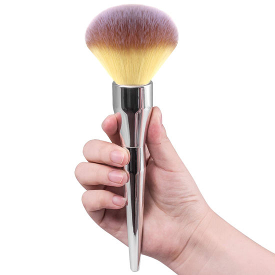 Picture of Foundation Brush,Daubigny Large Powder Brush Flat Arched Premium Durable Kabuki Makeup Brush Perfect For Blending Liquid,Cream and Flawless Powder,Buffing, Blending,Concealer …