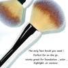 Picture of Foundation Brush,Daubigny Large Powder Brush Flat Arched Premium Durable Kabuki Makeup Brush Perfect For Blending Liquid,Cream and Flawless Powder,Buffing, Blending,Concealer …