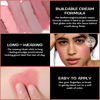 Picture of FOCALLURE Cream Blush Makeup,Buildable Blush Stick for Cheeks,Matte and Dewy Finish,Long Wearing,Easy Application,Lightweight Multi Stick,ROSE MARBLE