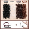 Picture of 1500 Pcs Hair Bands in 4 Natural Colors - Rubber Hair Ties with Organizer Box and 6 Styling Tools for Women, Girls, Kids