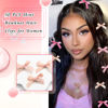 Picture of SAWINDA 30PCS Pink Champagne Hair Clips Satin Material Hair Bows with Alligator Clips - Hair Accessories for Women, Girls, Teens, and Toddlers - 30 Pieces in Package
