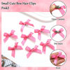Picture of SAWINDA 20PCS Pink Hair Bows Ribbon Alligator Hair Ribbon Hair Barrettes for Teens Small Claw Clips for Thick Thin Hair,Cute Hair Accessories for Women Girls (Pink2)