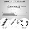Picture of WILLBOND 36 Pieces Cold Wave Rod Hair Perm Rods Hair Rollers Perming Curlers with Steel Rat Tail Comb for Hairdressing Styling