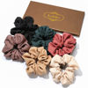Picture of Lolalet Scrunchies for Women, Satin Hair Scrunchies Softer Than Silk Hair Ties Valentine's Day Gifts, Big Scrunchy Ponytail Holder -6 Pack, Style E