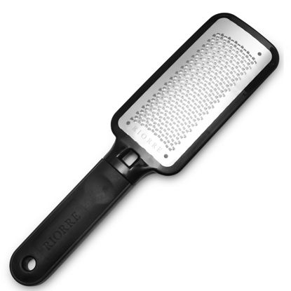 Picture of Riorre Professional Foot Scrubber for Hard Skin - Foot File, Foot Scraper & Callus Remover for Feet Leaving Soft & Smooth Heels (Foot Rasp, Pack 1)