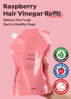 Picture of A'PIEU Raspberry Hair Vinegar Rinse Refill 13.6 fl oz - Scalp Treatment for Balanced pH, Shiny Hair | Korean Hair Care I Clarifies & Encourages Growth | Dandruff & Oil Control