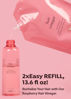 Picture of A'PIEU Raspberry Hair Vinegar Rinse Refill 13.6 fl oz - Scalp Treatment for Balanced pH, Shiny Hair | Korean Hair Care I Clarifies & Encourages Growth | Dandruff & Oil Control