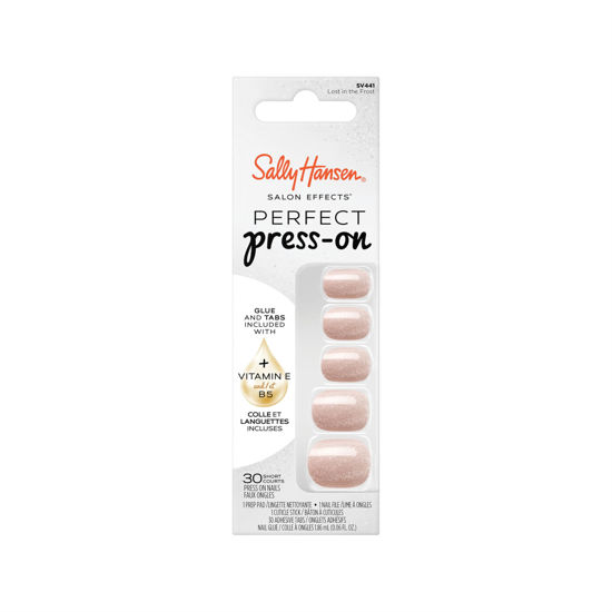 Picture of Sally Hansen Salon Effects Perfect Press-On Nails, 441, Lost in The Frost, Non-Damaging, Easy to Apply