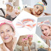 Picture of Casoty 6 Pcs Hairband, Soft Coral Fleece Makeup Headband, One Size Fits All Material, Good Elasticity, Wide Application for Washing Face, Yoga, Halloween