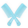 Picture of BEAYUNG 2PCS Large Wide Tooth Comb, Shower Combs, Hair comb for wet curly hair, Durable Hair Brush for Best Styling and Professional Hair Care(2Blue)