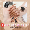 Picture of UR SUGAR Brown Gel Nail Polish Set, 6 Colors Fall Brown Caramel Coffee Burgundy Red Khaki Gel Polish Kit Autumn Winter Halloween Thanksgiving Day Gifts for Women Soak Off Gel Nail Art Manicure Kits