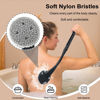 Picture of Back Scrubber for Shower,20.5" Bath Brush Long Handle for Shower for Deep Clean,Back Brush for Shower for Men Women(Black)