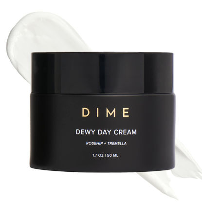 Picture of DIME Beauty Dewy Day Cream, Morning Face Moisturizer with Rosehip Oil and Snow Mushroom, 1.7 oz / 50 ml