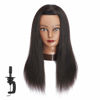 Picture of Traininghead 20-22" 100% Human hair Mannequin head Training Head Cosmetology Manikin Head Doll Head with free Clamp