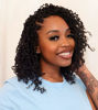Picture of Aksice Pre-looped Yanky Twist Crochet Hair 10 Inch 8 Packs Bohemian Passion Twist Spring Mini Twist Crochet Hair for Black Women Boho Crochet Braids Synthetic (1B#)