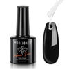 Picture of modelones Gel Top Coat, Hema-Free No Wipe Top Coat Gel Nail Polish Gentle Formula Prevents Chipping Long Lasting for Gel Polish Nails Protect Soak Off Home Salon Manicure U V/LED Needed