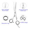 Picture of Essoy Professional Hair Cutting Scissors/Shears (6.5-Inches), Stainless Steel Haircut Scissor with Fine Adjustment Screw for Home Salon,Barber Hairdressing Scissor for Women Men Kids