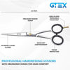 Picture of GTEX Hair Scissors, 6.5 inch Professional Hair Cutting Scissors for Women Men Adults - Barber Scissors Hair Shears - Super Sharp Haircut Scissors - Tijeras De Peluqueria Profesional