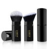 Picture of LORYP Retractable Makeup Brush Black Kabuki Foundation Brush for liquid Cream and Powder Makeup 2 Pack Travel Makeup Brush Set