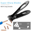 Picture of Nail Clippers for Thick Nails,Fingernail Toenail Clippers,Nail Clipper Set for Adult Men Women (Black)