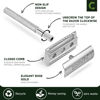 Picture of ZOMCHI Double Edge Safety Razor for Men & Women, Metal Razor with 5 Double Edge Safety Razor Blades, Single Blade Razor - Silver