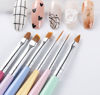 Picture of GEMBITYFUL Nail Art Brushes 6Pcs Painting Nail Brushes Nail Art Liner Brushes and Nail Art Dotting Pens for Salon