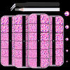 Picture of BELLEBOOST 7000PCS Resin Rhinestones Kits, 2/3/4/5/6mm Flatback Jelly Rhinestones, 4 Box Pink AB Non Hotfix Crystal Gems for DIY Crafts Mugs Bottles Tumblers Clothes Makeup Nail Manicure