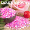 Picture of BELLEBOOST 7000PCS Resin Rhinestones Kits, 2/3/4/5/6mm Flatback Jelly Rhinestones, 4 Box Pink AB Non Hotfix Crystal Gems for DIY Crafts Mugs Bottles Tumblers Clothes Makeup Nail Manicure