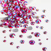 Picture of Beadsland Rhinestones for Makeup,8 sizes 2500pcs Light Red AB Flatback Rhinestones Face Gems for Nails Crafts with Tweezers and Wax Pencil,Light Siam AB,SS4-SS30
