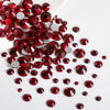 Picture of Beadsland Rhinestones for Makeup,8 sizes 2500pcs Dark Red Flatback Rhinestones Face Gems for Nails Crafts with Tweezers and Wax Pencil,Dark Siam,SS4-SS30