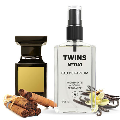 Picture of TWINS Impression of Tobacco. Vanille | Unisex Perfume for Women and Men Eau de Parfum | No.1141 | 3.4 Fl Oz / 100 ml