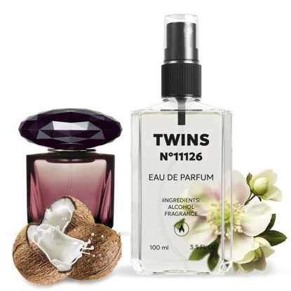 Picture of TWINS Impression of Crystal Noir | Perfume for Women Eau de Parfum | No.11126 | 3.4 Fl Oz / 100 ml