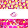 Picture of Novani 3000 Pieces Flatback Rhinestones Glass Round Gems F-Rose Crystals for Nail Art DIY Crafts Clothes Shoes,SS20,4.6-4.8mm