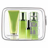 Picture of Lermende Clear Makeup Bag, TSA Approved Makeup Bag Organizer & Cosmetic Bag for Women With Zipper, Quart Size Carry On Clear Toiletry Bag Airport Compliant Toiletries For Travel (Grey)