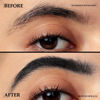 Picture of Tinted Thickening Brow Mascara,Brow Fast Sculpt,Waterproof, Transfer-proof, Brush to Fill in Eyebrows and Cover Gray Hairs - Cruelty Free - Light Medium Brown (2pcs 08 Black)