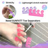 Picture of SUNFATT Gel Toe Separators,Toe Spacers for Women,Pedicures Toe Separators Use for Separation of Toenails or Nails,Beauty Pedicure Tools Suitable for Supplies for a Salon Pedicure.