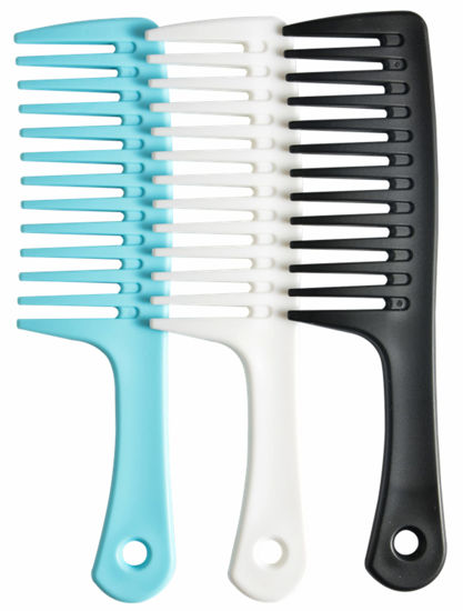 Picture of Wide Tooth Detangling Comb, Durable Styling Brush for Curly, Long and Wet Hair Types - Professional Hair Care