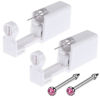 Picture of Lyuxzad Nose Piercing Gun - 2 Pack Self Nose Piercing Kit Unit Disposable Nose Piercing Gun with Nose Stud Piercing Kit Tool for Cartilage Tragus Helix Piercing Gun Piercing Jewelry (Pink)