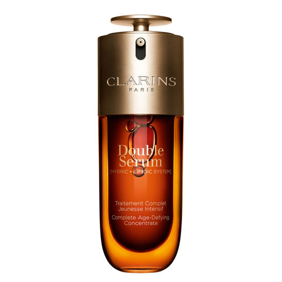 Picture of Clarins NEW Double Serum | Anti Aging Face Serum | Visibly Firms, Smoothes, Boosts Radiance, and Refines Pores | 24H Hydration | All Skin Types