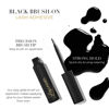 Picture of Lilly Lashes Black Eyelash Glue, Brush On Lash Glue for False Eyelashes, Eyelash Extension Glue for Fake Eyelashes, Latex Free Lash Adhesive for Eyelash Extensions, Pair with Lilly Lashes