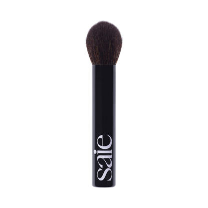 Picture of Saie The Fluffy Brush - Soft, Multi-Use Pressed + Loose Powder Brush - Fluffy Makeup Brush with Tapered Tip for Precise Application - Vegan, Cruelty-Free (1 Count)