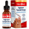 Picture of Treatonic Ingrown Toenail Treatment - Ingrown Toenail Pain Reliever and Softener Kit for Easy Trimming with Silicone Gel Toe Caps