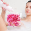 Picture of BTYMS Premium Mesh Poufs (65g/pcs) Bath Sponges Shower Loofahs Exfoliating Shower Puff - Great for Body Wash Pack of 4