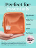 Picture of Embla Clear Cosmetic Bag Makeup Bag, Clear Zipper Pouch Cosmetics Bags Cute Womens Make Up Pouches, Clear Toiletry Travel Bag Tote, Preppy Purse Cosmetic Organizer Mini Small Large Makeup Bags, Peach