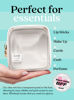 Picture of Embla Clear Cosmetic Bag Makeup Bag, Clear Zipper Pouch Cosmetics Bags Cute Womens Make Up Pouches, Clear Toiletry Travel Bag Tote, Preppy Purse Cosmetic Organizer Mini Small Large Makeup Bags, White