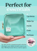 Picture of Embla Clear Cosmetic Bag Makeup Bag, Clear Zipper Pouch Cosmetics Bags Cute Womens Make Up Pouches, Clear Toiletry Travel Bag Tote, Preppy Purse Cosmetic Organizer Small Large Makeup Bags, CottonCandy